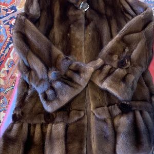Valentino mink near new short coat size 6